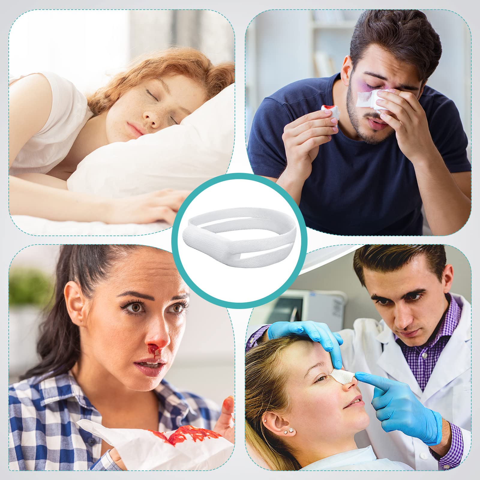 Foto 8 pulgar | Vendaje Nasal Elástico Para Rótulas Con Alta Absorción (20 Unidades) - Venta Internacional.