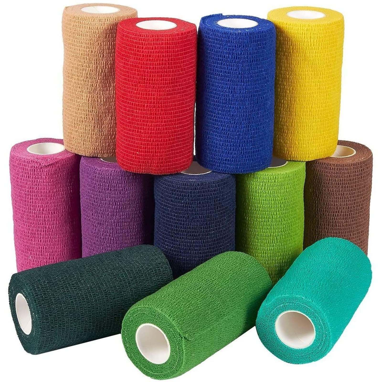 Foto 1 | Vendaje Cohesivo Juvale, 12 Rollos Coloridos, 10 Cm X 4,5 M - Venta Internacional.