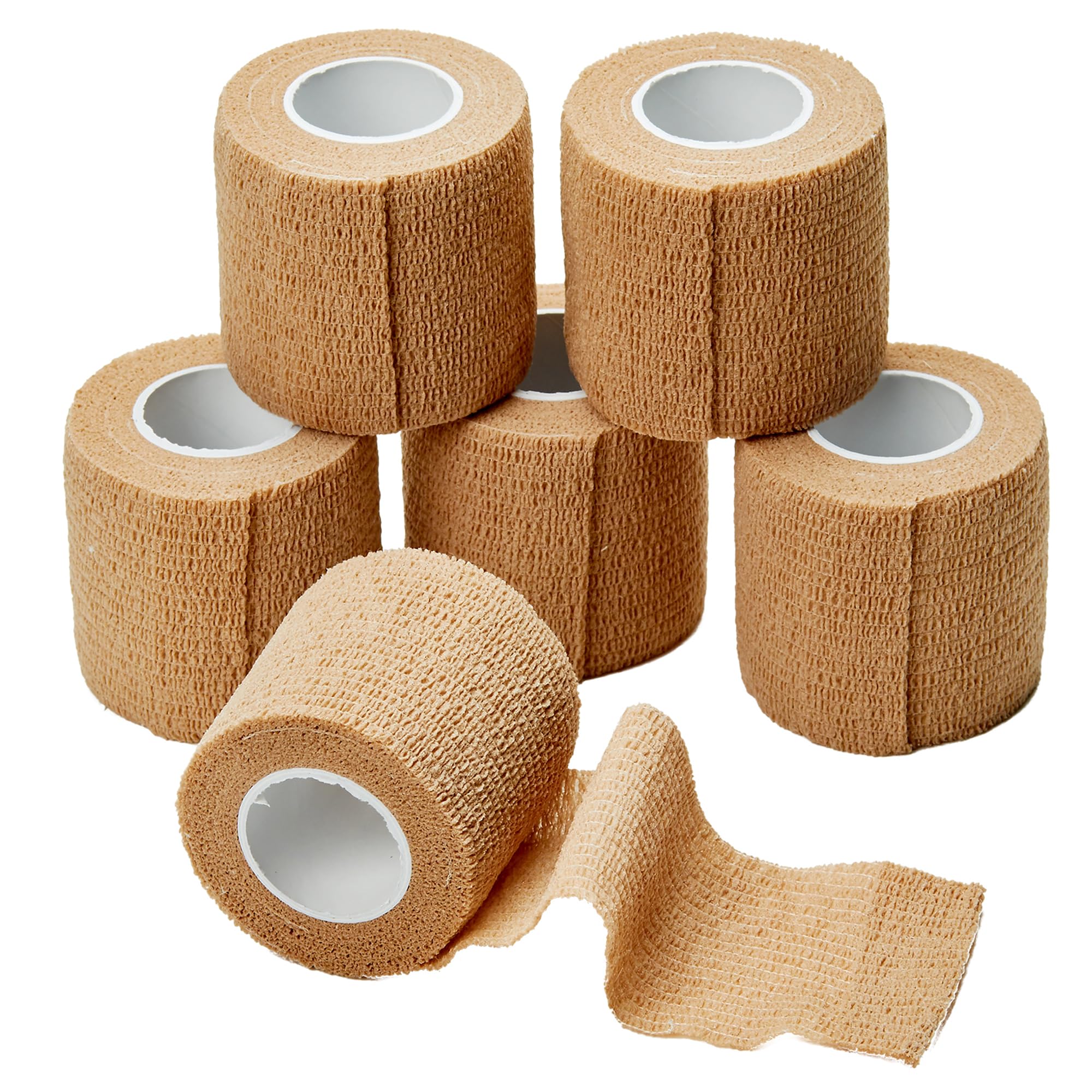 Foto 1 | Envoltura Autoadhesiva Y Cohesiva Medca De Bandages, 5 Cm X 4,5 M, Paquete De 6 - Venta Internacional.