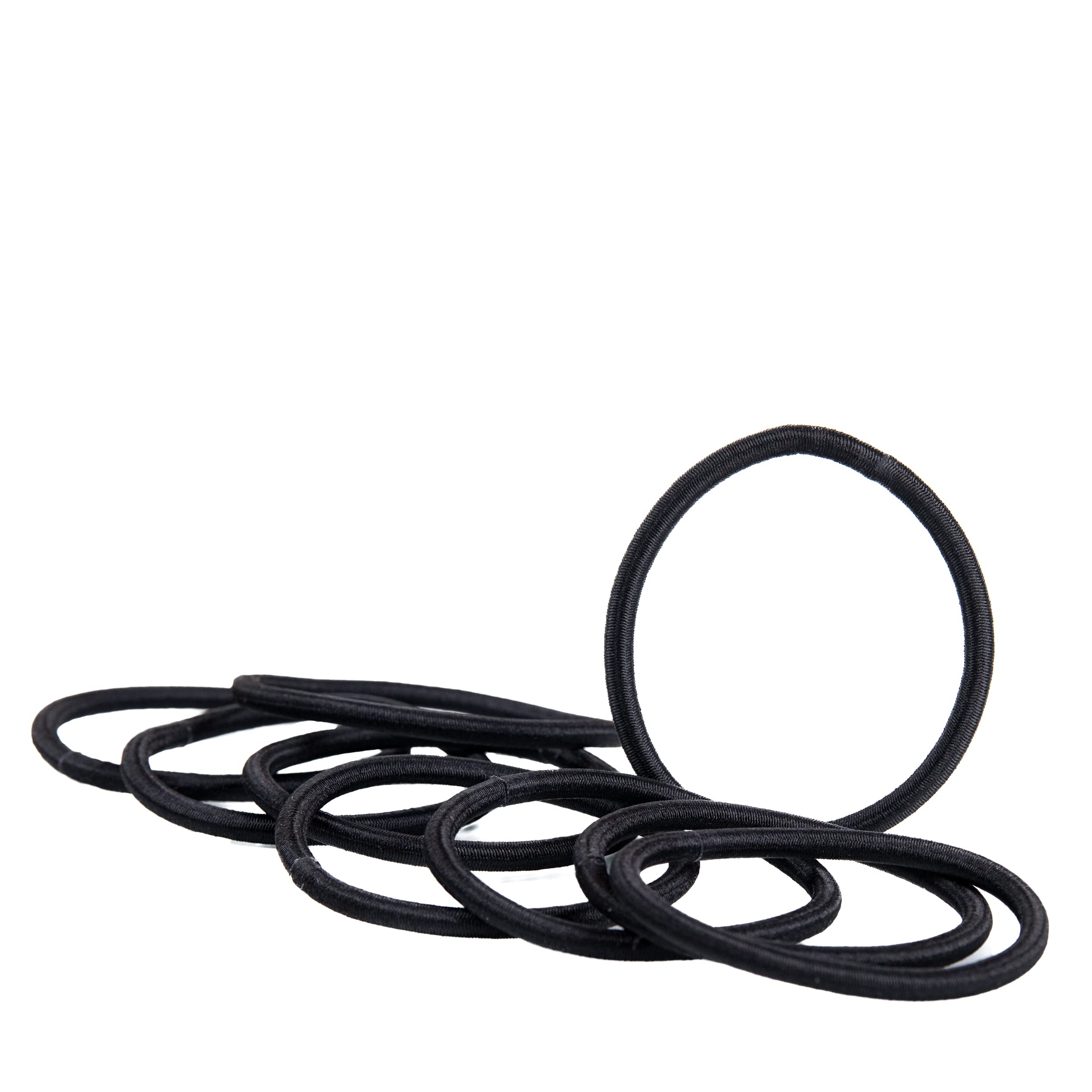 Foto 4 pulgar | Elásticos Para El Cabello Amazon Basics, Negros, 4 Mm, 32 Unidades - Venta Internacional.