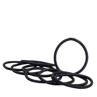 Foto 3 | Elásticos Para El Cabello Amazon Basics, Negros, 4 Mm, 32 Unidades - Venta Internacional.