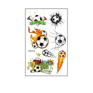 Foto 1 | Adhesivo De Tatuaje Huoguo Impermeable Al Sudor Para Fanáticos De La Copa Mundial De Fútbol - Venta Internacional.