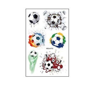 Foto 1 | Adhesivo De Tatuaje Huoguo Impermeable Al Sudor Para Fanáticos De La Copa Mundial De Fútbol - Venta Internacional.