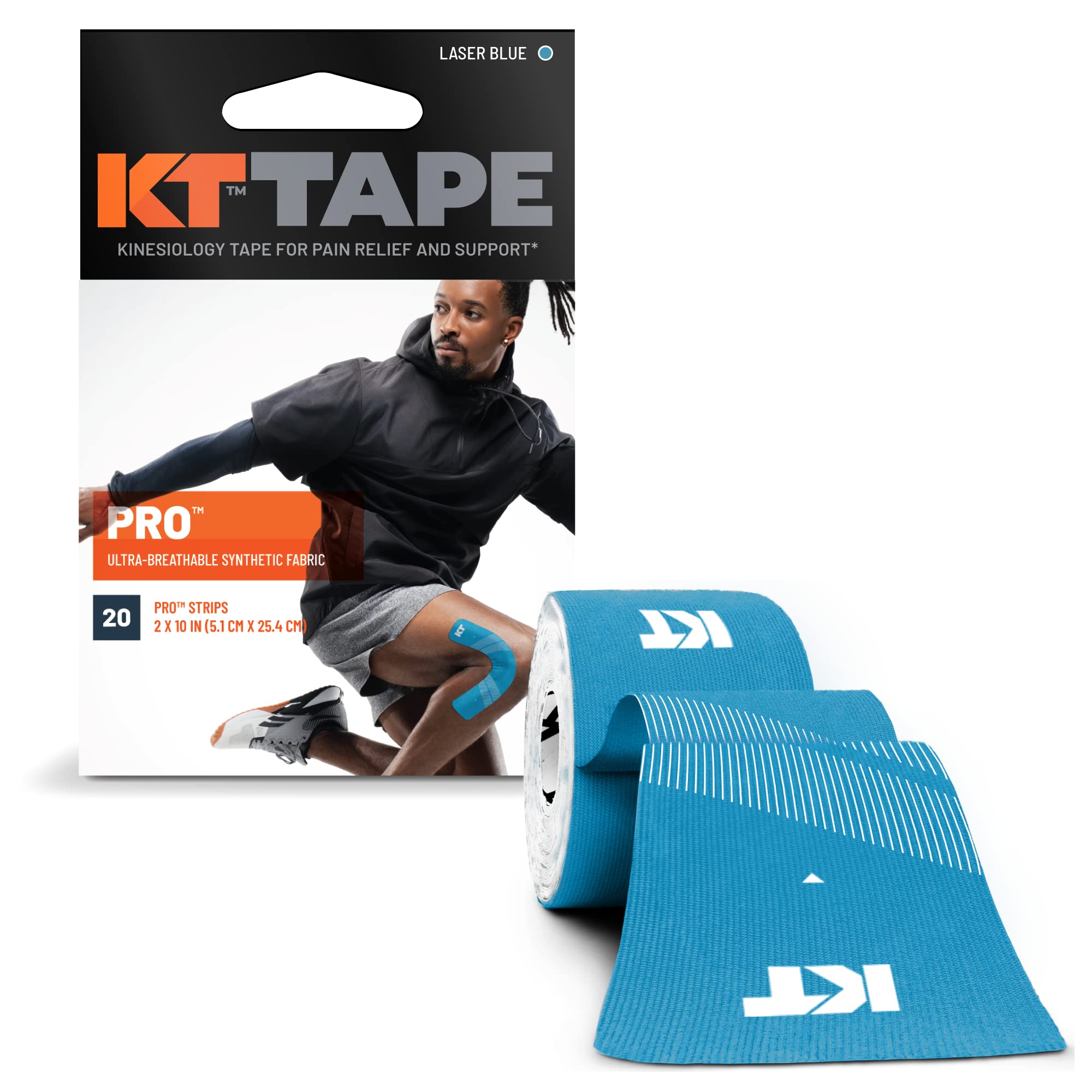 Foto 2 pulgar | Cinta Deportiva Kt Tape Pro Sintética Para Kinesiología Láser Azul - Venta Internacional.