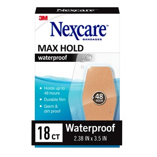 Foto 1 | Vendajes Impermeables Nexcare Max Hold De 2 38 X 3 5 Cm Para Rodilla Y Codo - Venta Internacional.