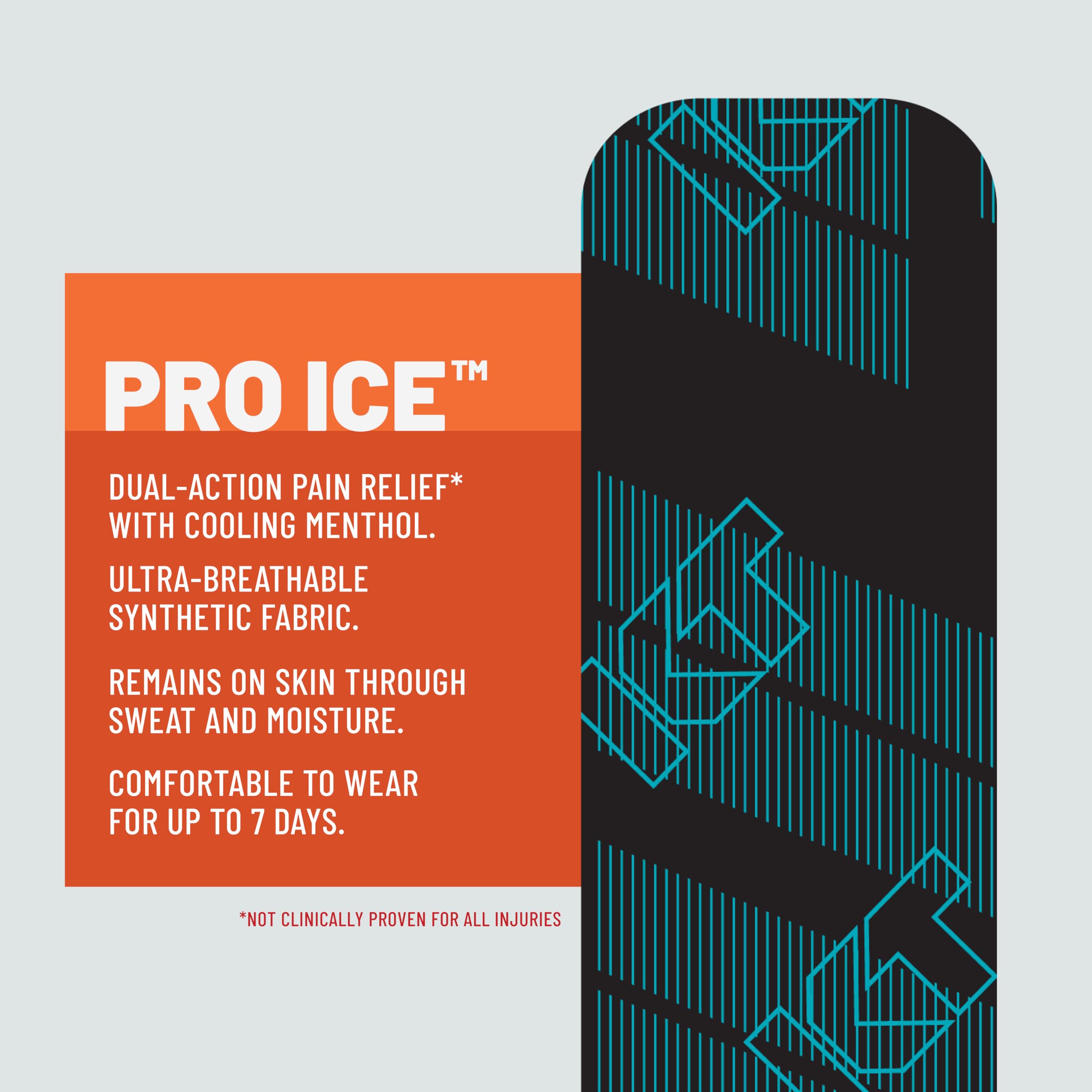 Foto 4 pulgar | Kinesiology Tape Kt Tape Pro Con Infusión De Mentol Helado  20 Tiras - Venta Internacional.
