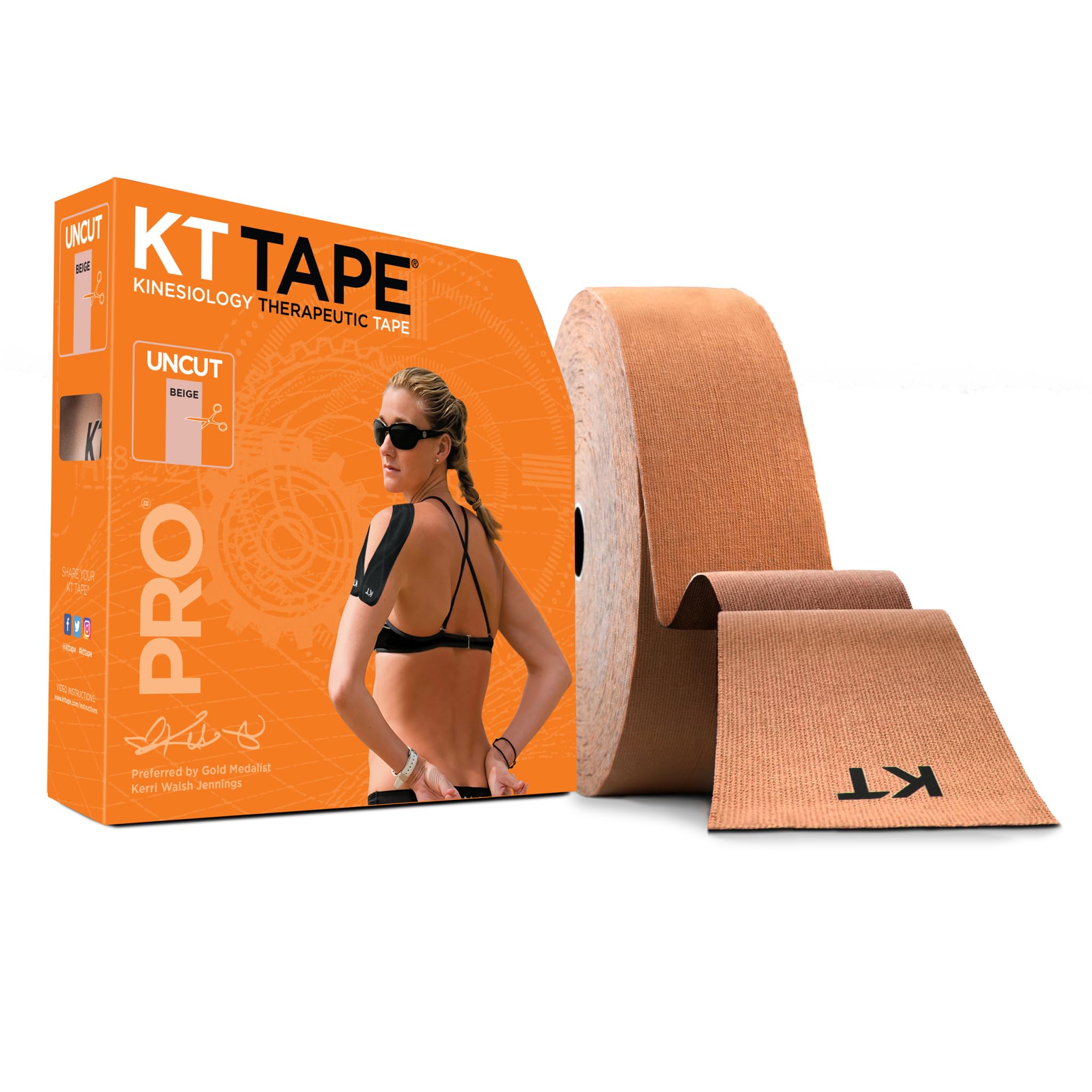Foto 2 pulgar | Cinta Kinesiológica Kt Tape Pro Sintética 125 M Stealth Beige - Venta Internacional.