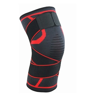 Foto 1 | Rodillera Elástica de Compresión Malubero color Negro con Rojo Talla M