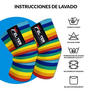 Foto 5 | Vendas para Rodillas Felter Fitness Multicolor - Gym - Crossfit - Entrenamiento