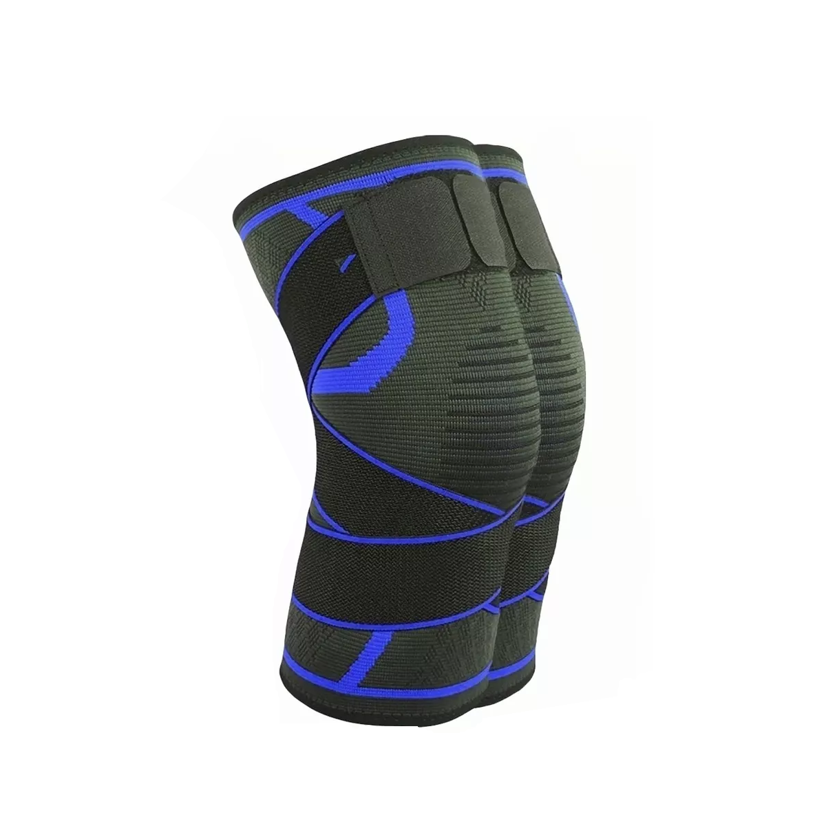 Rodilleras Elásticas Deportivas Eo Safe Imports Esi-5718 Compresión Azul para Gym
