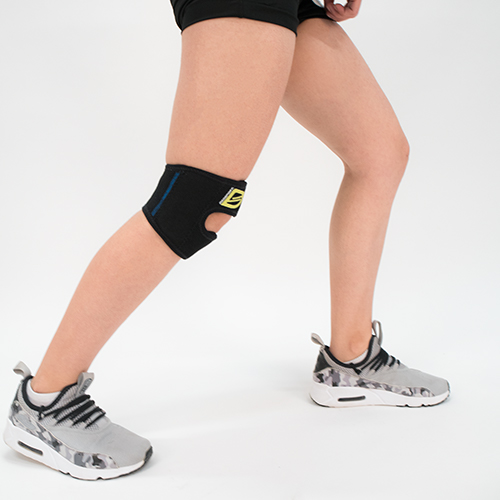 Foto 4 pulgar | Correa Doble para Rodilla Daosport Negra Unisex
