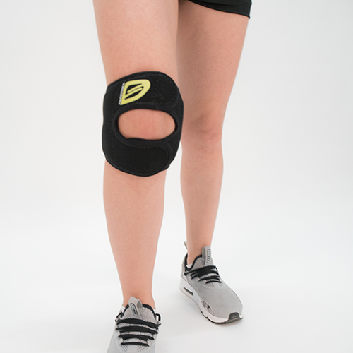 Foto 5 pulgar | Correa Doble para Rodilla Daosport Negra Unisex