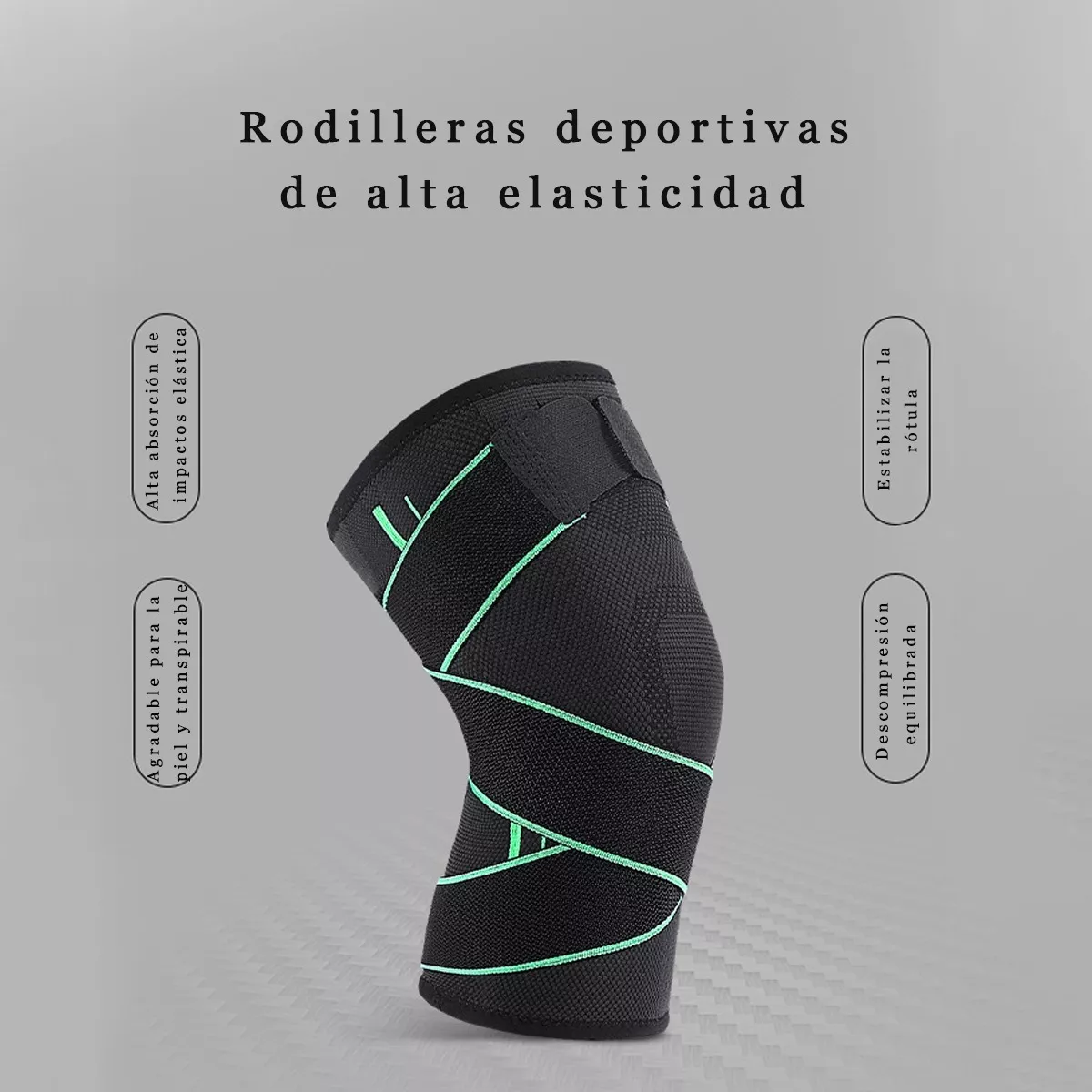 Foto 2 | Kit Rodilleras Deportivas Compresion Gym 4 Pzas G Eo Safe Imports Esi-11928 Multicolor