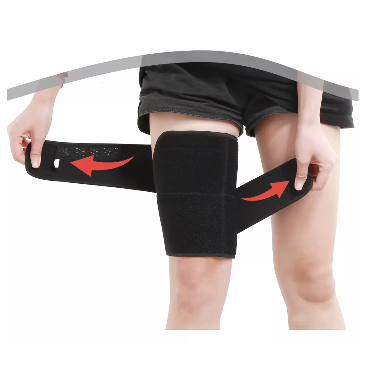 Foto 3 pulgar | Muslera Deportiva Ajustable de Neopreno  Eo Safe Imports para Compresión Color Negro