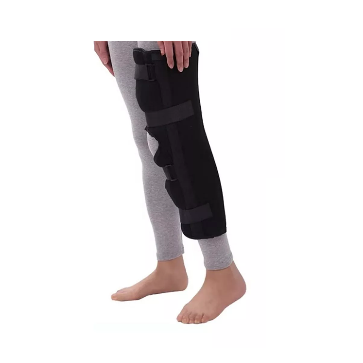 Férula Inmovilizadora se Rodilla Protector de Ligamentos Eo Safe Imports Color Negro