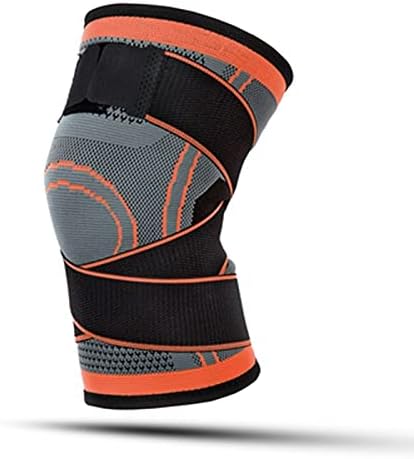 Foto 2 pulgar | Rodilleras Elásticas Deportivas Compresion Para Gym (2pcs) Naranja T-3xl