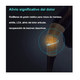 Foto 3 | 1 Par Rodilleras Deportivas Rodillera Gym Eo Safe Imports Esi-13709 Dorado