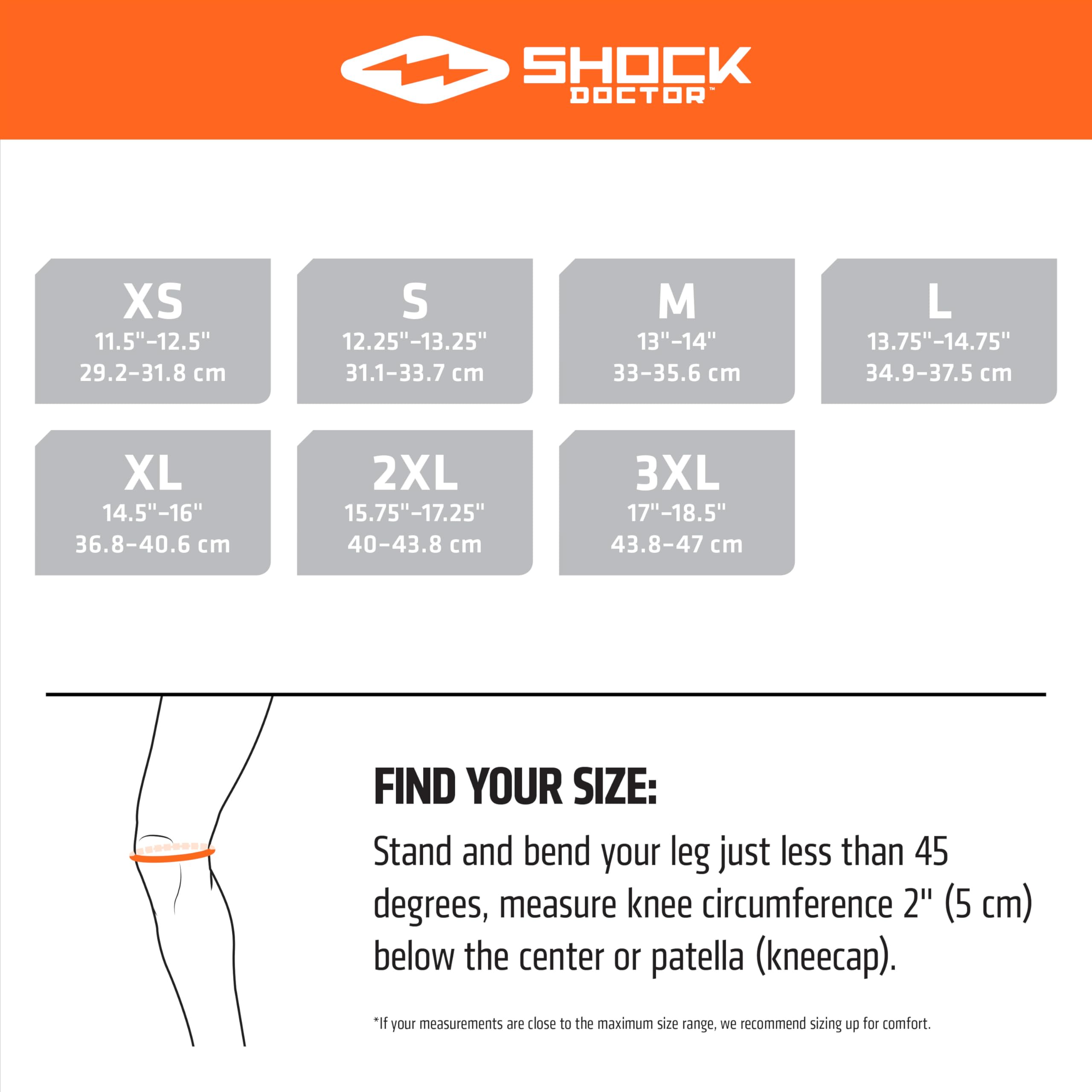 Foto 3 pulgar | Soporte De Rodilla Compression Shock Doctor Light Arthritis Para Hombres Y Mujeres - Venta Internacional.