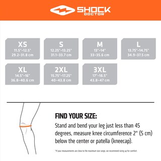 Foto 2 | Soporte De Rodilla Compression Shock Doctor Light Arthritis Para Hombres Y Mujeres - Venta Internacional.