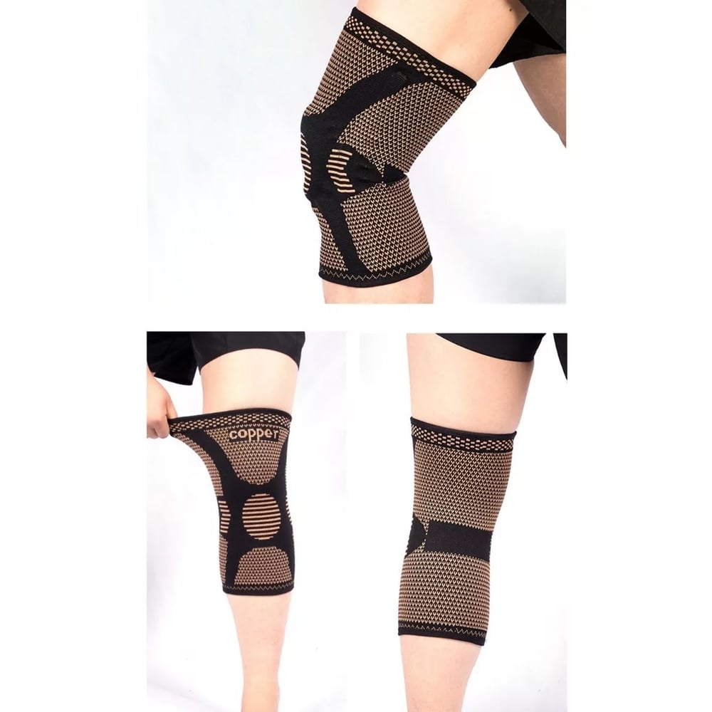 Foto 5 | Par De Rodilleras De Compresión Con Fibra De Cobre, Talla S - Venta Internacional.