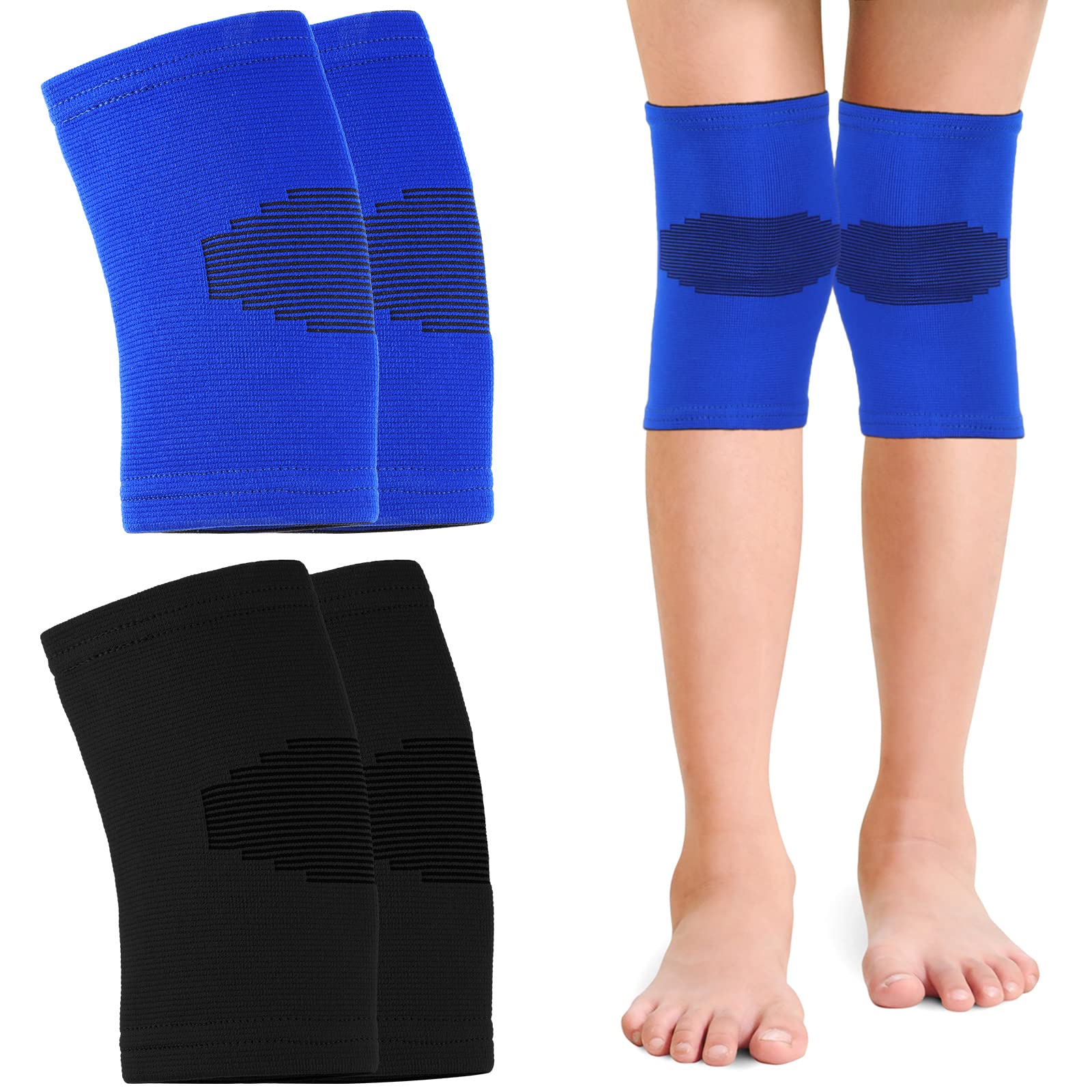 Foto 2 pulgar | Soporte De Compresión Skylety Para Rodilleras Para Niños, 2 Pares - Venta Internacional.
