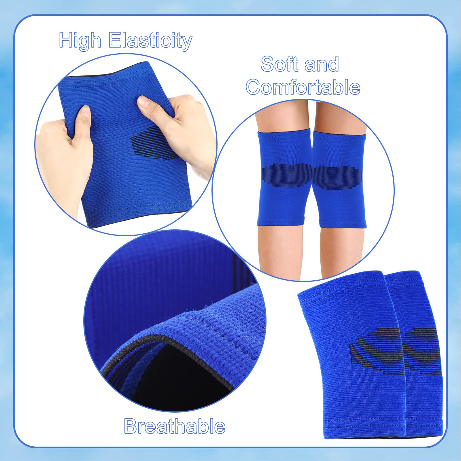 Foto 4 pulgar | Soporte De Compresión Skylety Para Rodilleras Para Niños, 2 Pares - Venta Internacional.