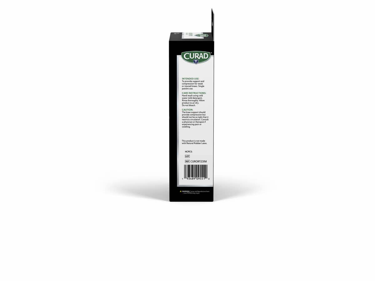 Foto 5 pulgar | Soporte De Rodilla Medline Curad Elastic Compression Black M - Venta Internacional.