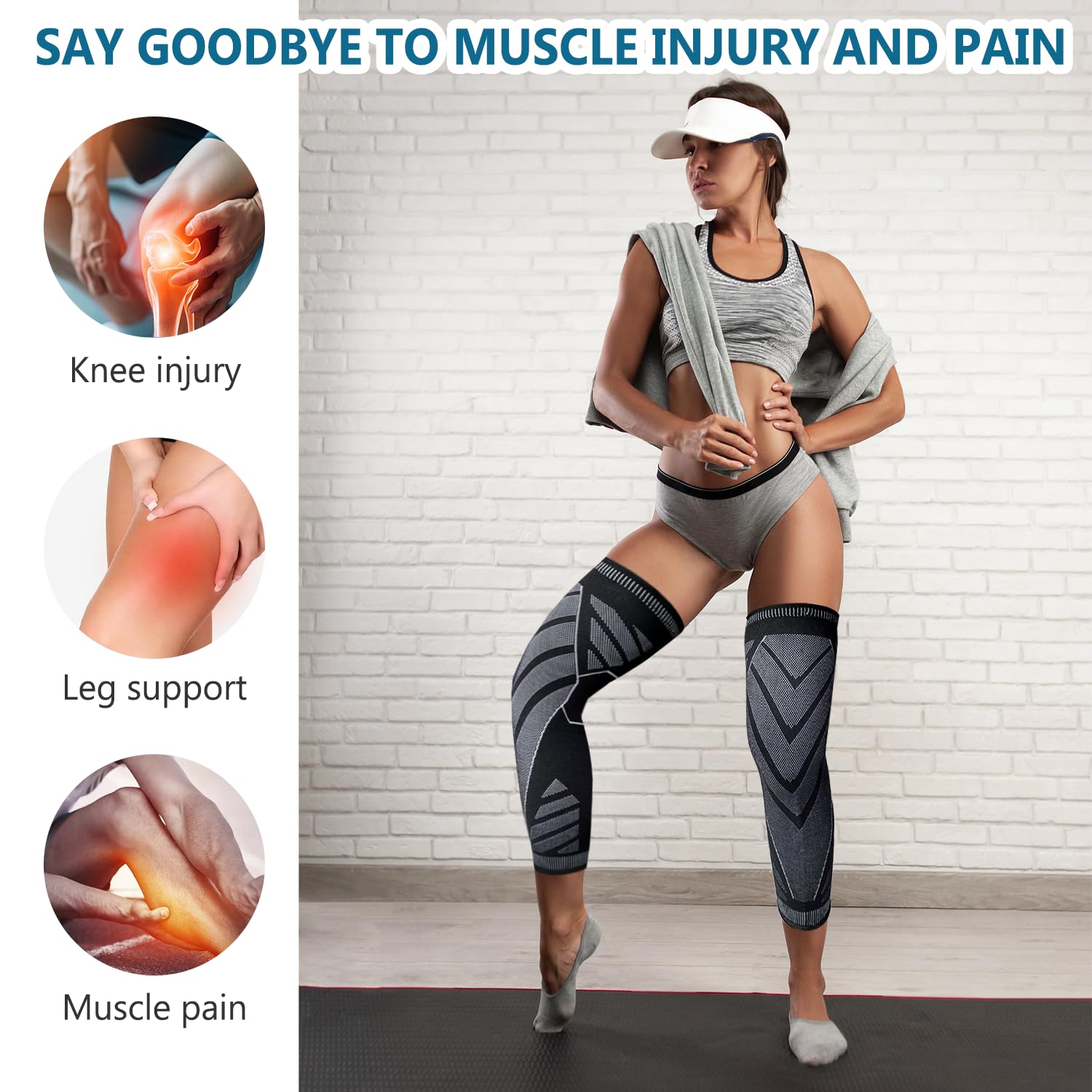 Foto 4 pulgar | Pierna De Compresión Flytex Full Leg Para Hombre Y Mujer - Venta Internacional.