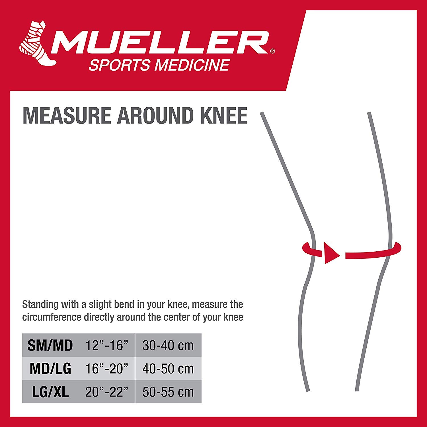 Foto 3 pulgar | Soporte De Rodilla Mueller Sports Medicine Fir, Elástico En 4 Direcciones - Venta Internacional.