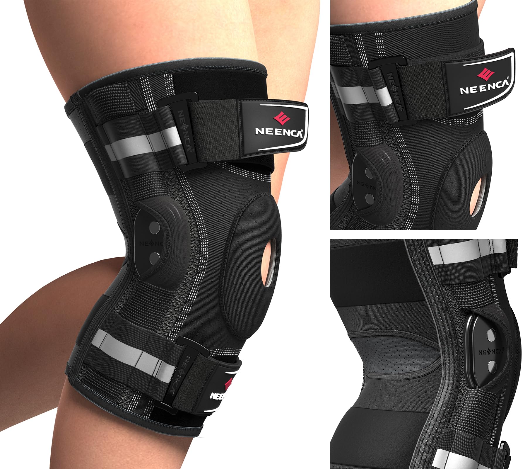 Foto 3 pulgar | Rodillera Neenca Professional Con Soporte Ajustable Con Bisagras - Venta Internacional.