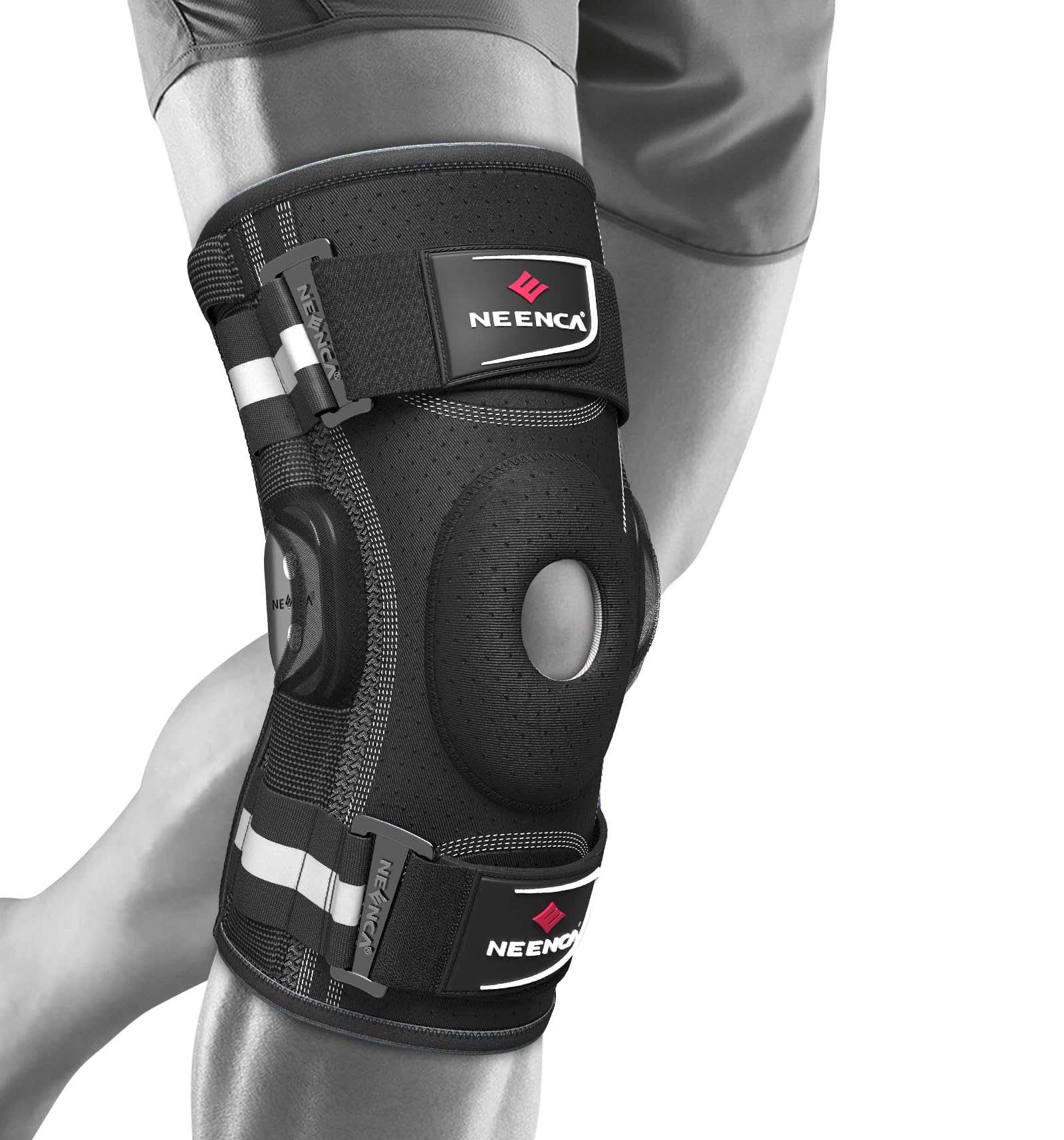 Foto 8 pulgar | Rodillera Neenca Professional Con Soporte Ajustable Con Bisagras - Venta Internacional.