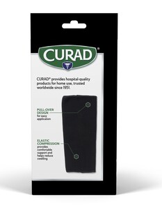 Foto 4 | Jersey Elástico Curad Con Soporte Para Rodillas Para Hombre Y Mujer, Color Negro L - Venta Internacional.