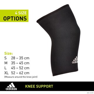 Foto 5 | Funda De Apoyo Para La Rodilla Adidas Para Mayor Sujeción, Talla Media De Entrenamiento - Venta Internacional.