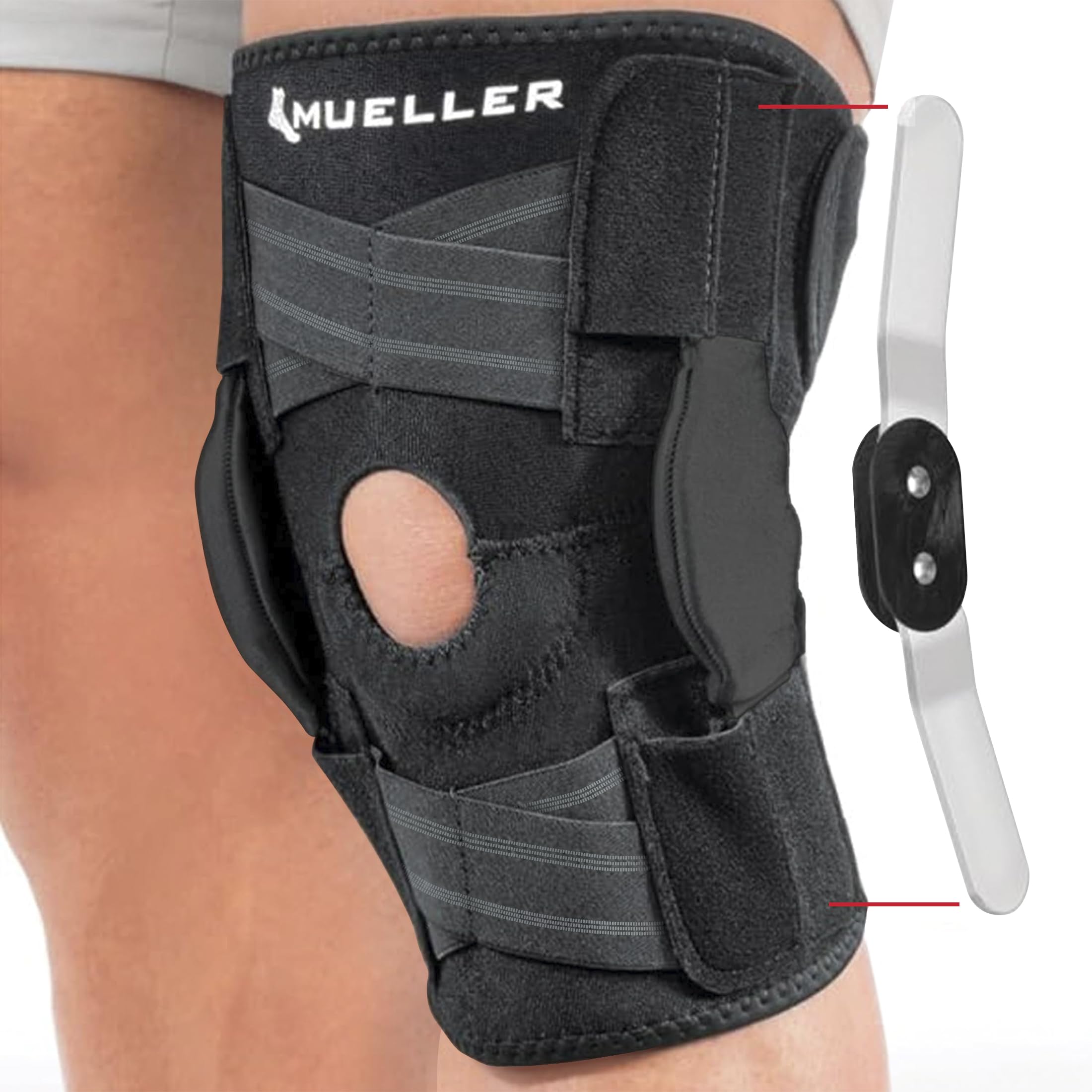 Foto 5 pulgar | Rodillera Mueller Autoajustable Con Bisagras Para Aliviar El Dolor De Rodilla - Venta Internacional.
