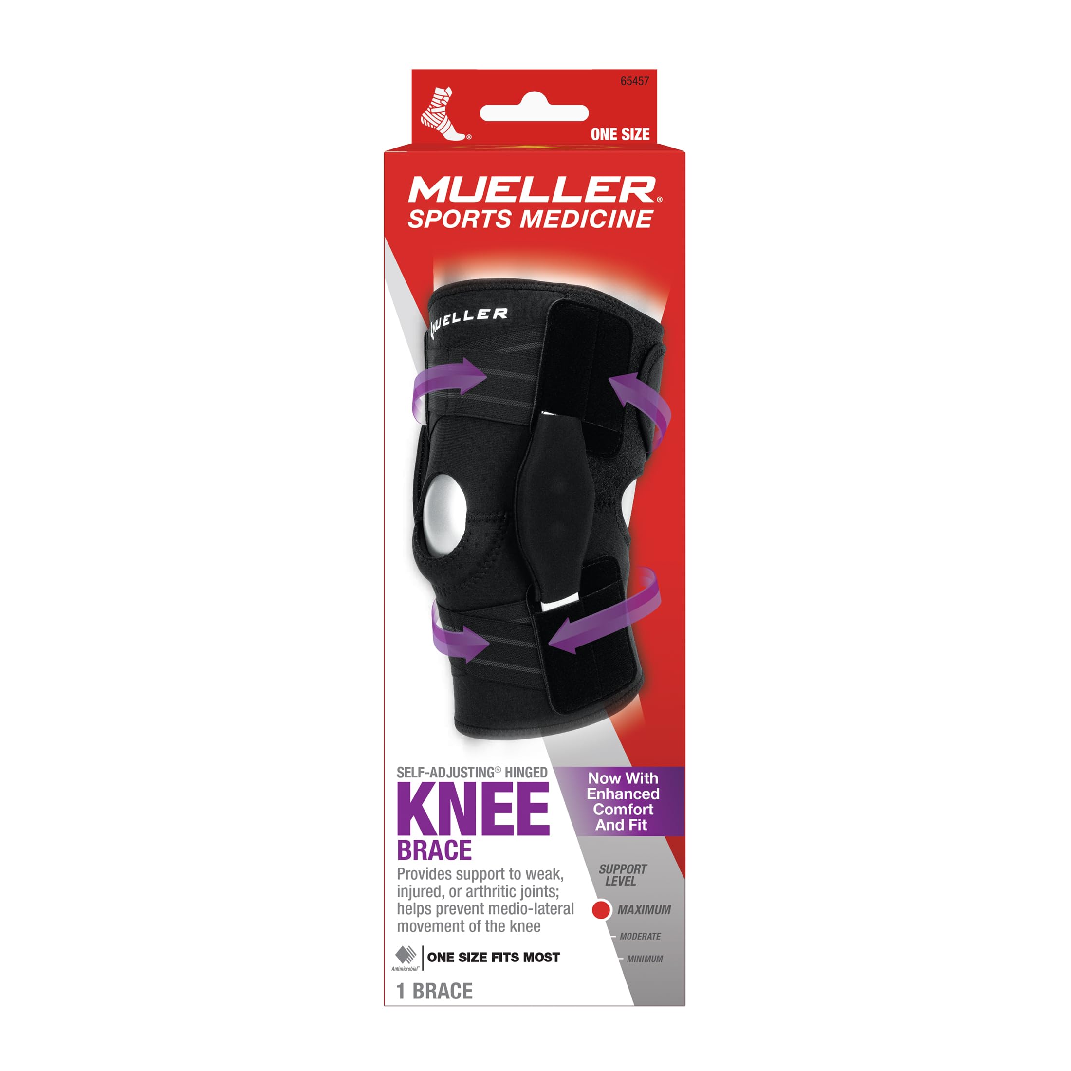 Foto 8 pulgar | Rodillera Mueller Autoajustable Con Bisagras Para Aliviar El Dolor De Rodilla - Venta Internacional.
