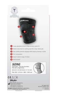 Foto 6 | Rodillera Mueller Sports Medicine, Ajustable En 4 Direcciones, Negra - Venta Internacional.