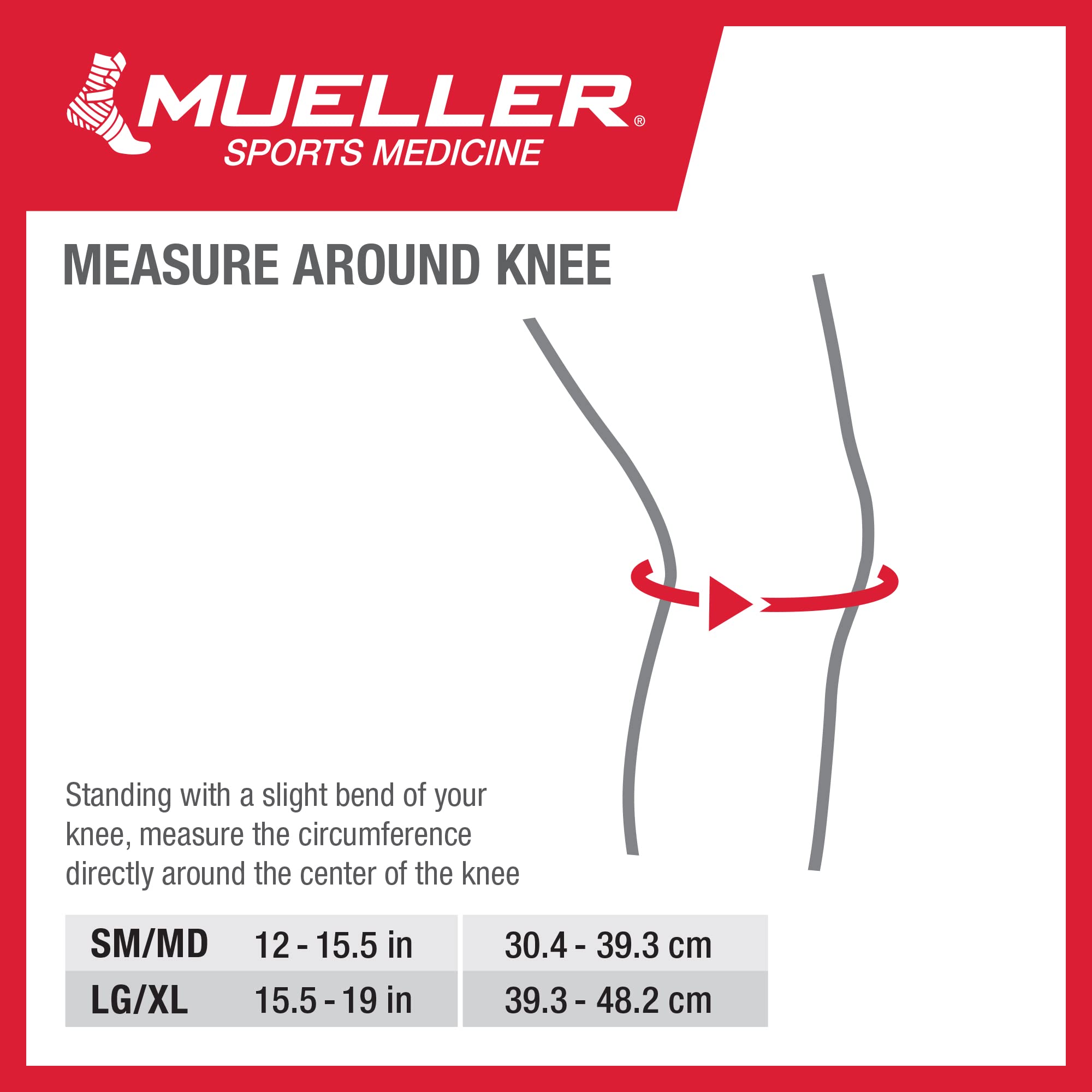 Foto 6 pulgar | Soporte De Rodilla Mueller Sports Medicine Elástico En 4 Direcciones Negro L/xl - Venta Internacional.