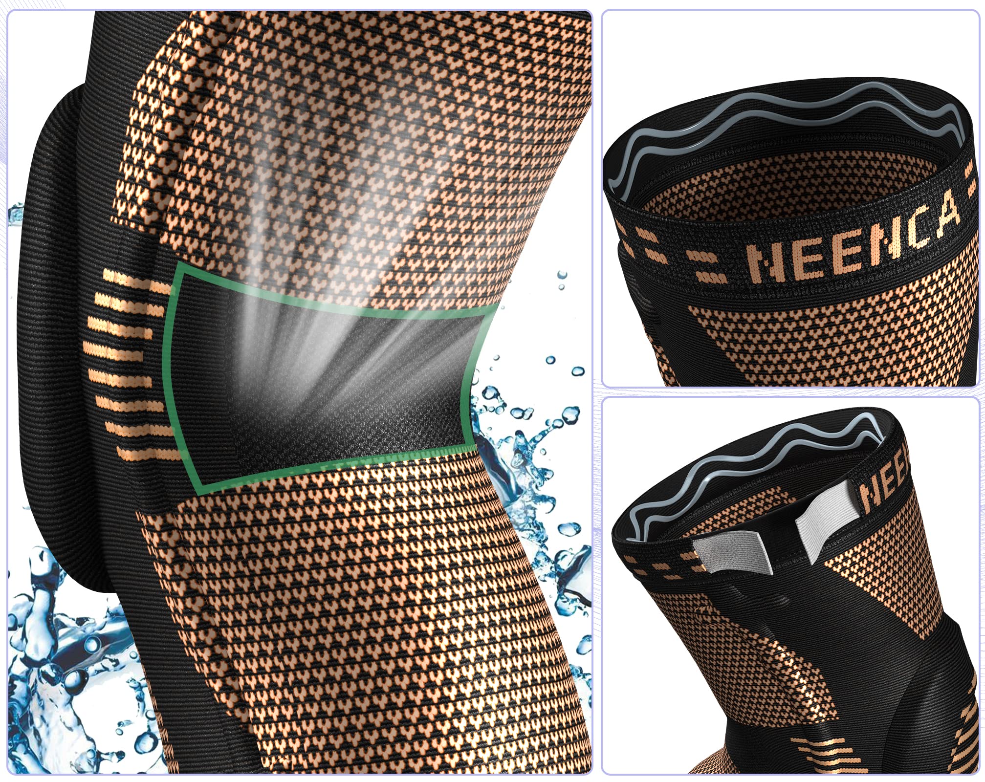 Foto 4 pulgar | Rodilleras Neenca Para Aliviar El Dolor De Rodilla, Paquete De 2 Para Hombres Y Mujeres - Venta Internacional.