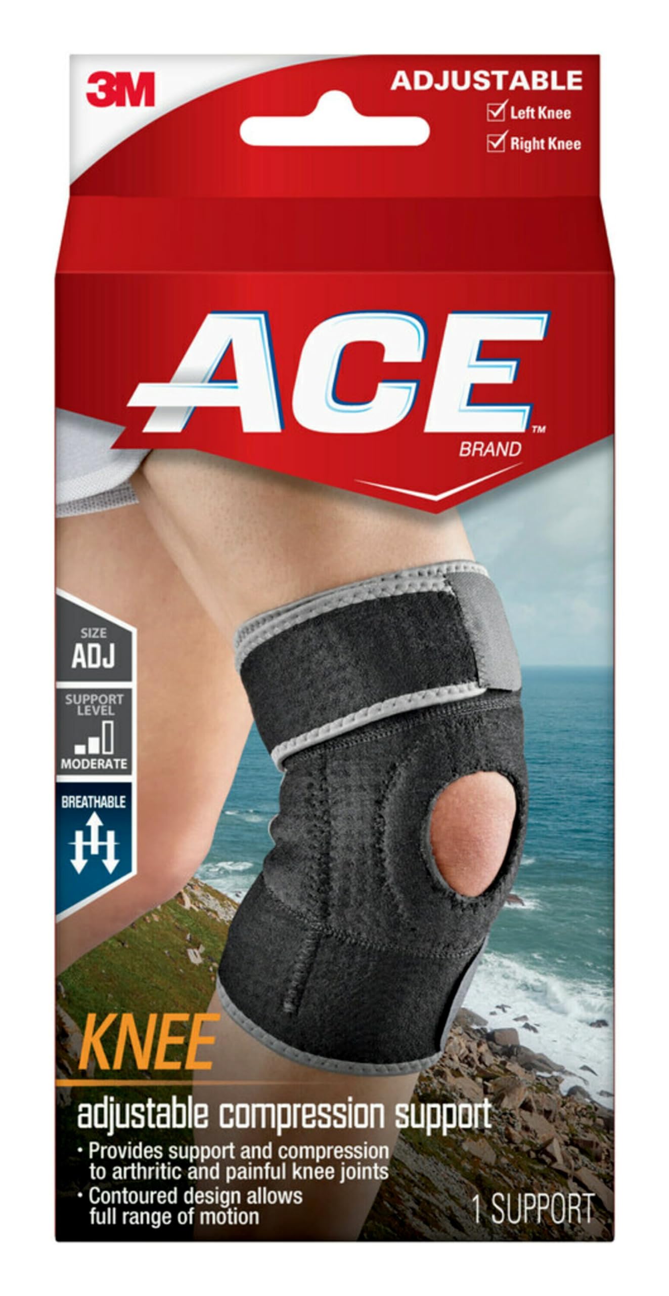 Foto 2 pulgar | Rodillera Ortopédica ACE Brand Compresión Ajustable- Venta Internacional