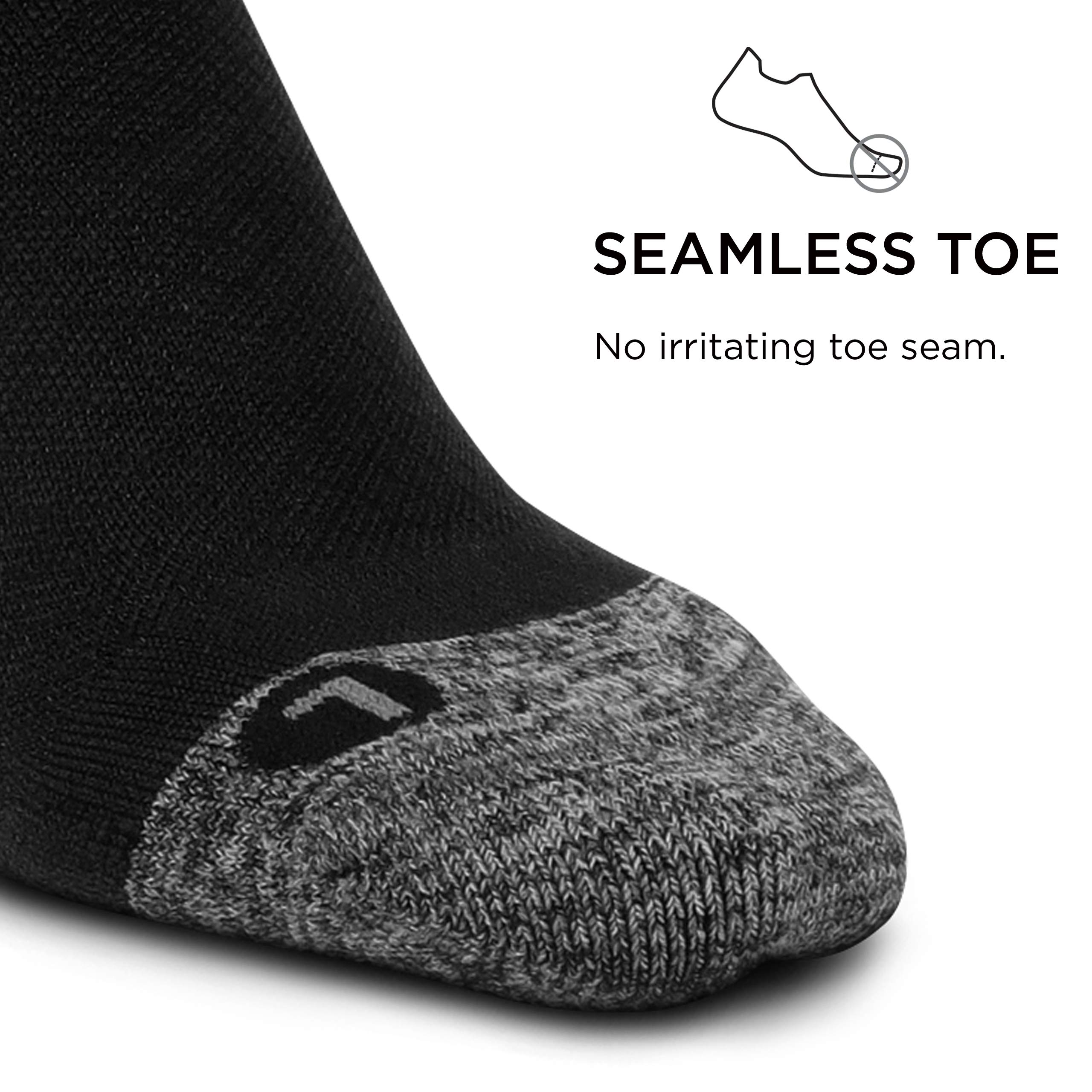 Foto 6 pulgar | Cojín Ligero Sock Feetures Para Aliviar La Fascitis Plantar, Color Negro, Talla L - Venta Internacional.