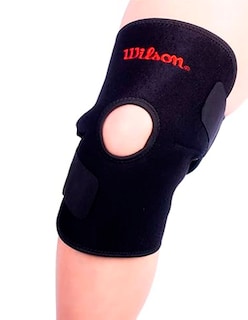 Foto 2 | Rodillera Soporte Abierto Para Rotula Wilson Negro Aw202