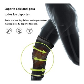 Foto 2 | Rodilleras Elásticas 3d Sport Presurizacion 2pz L Lab.g Gris