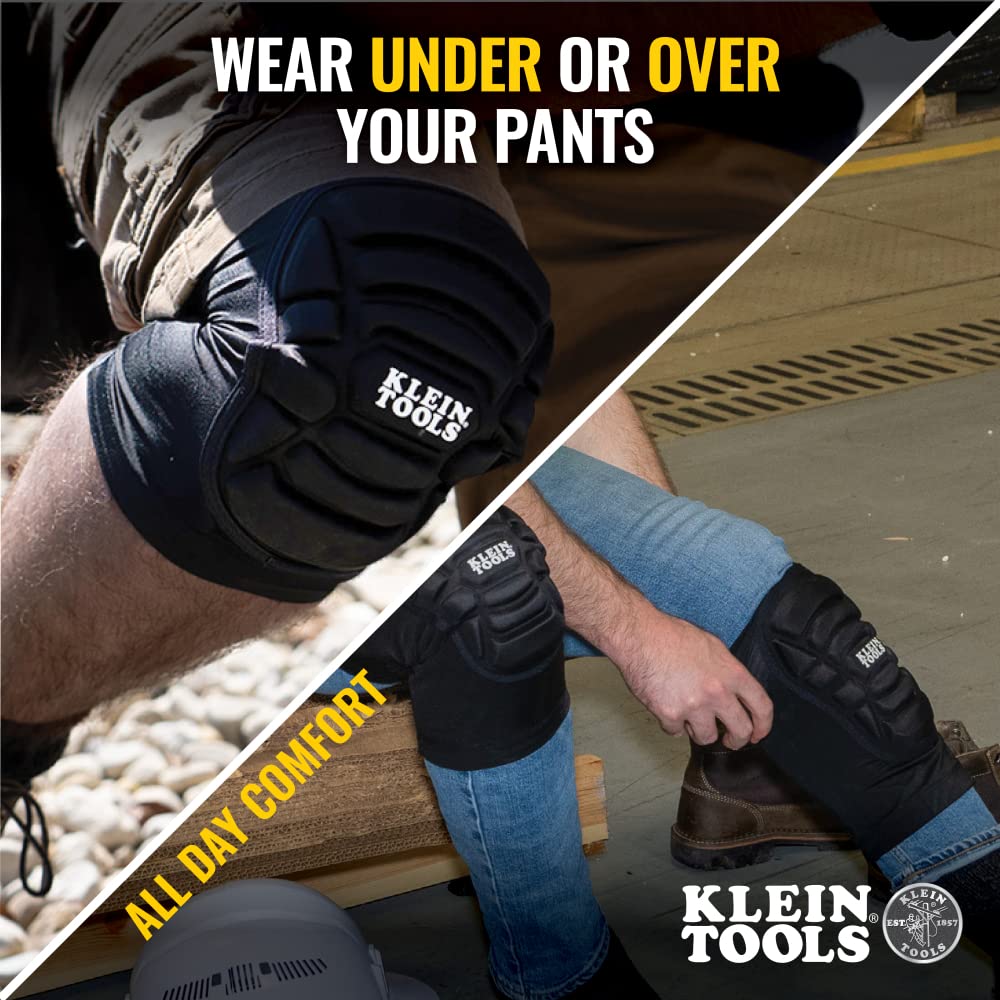 Foto 4 pulgar | Rodilleras Klein Tools 60492 Ligeras Negras M/l - Venta Internacional.