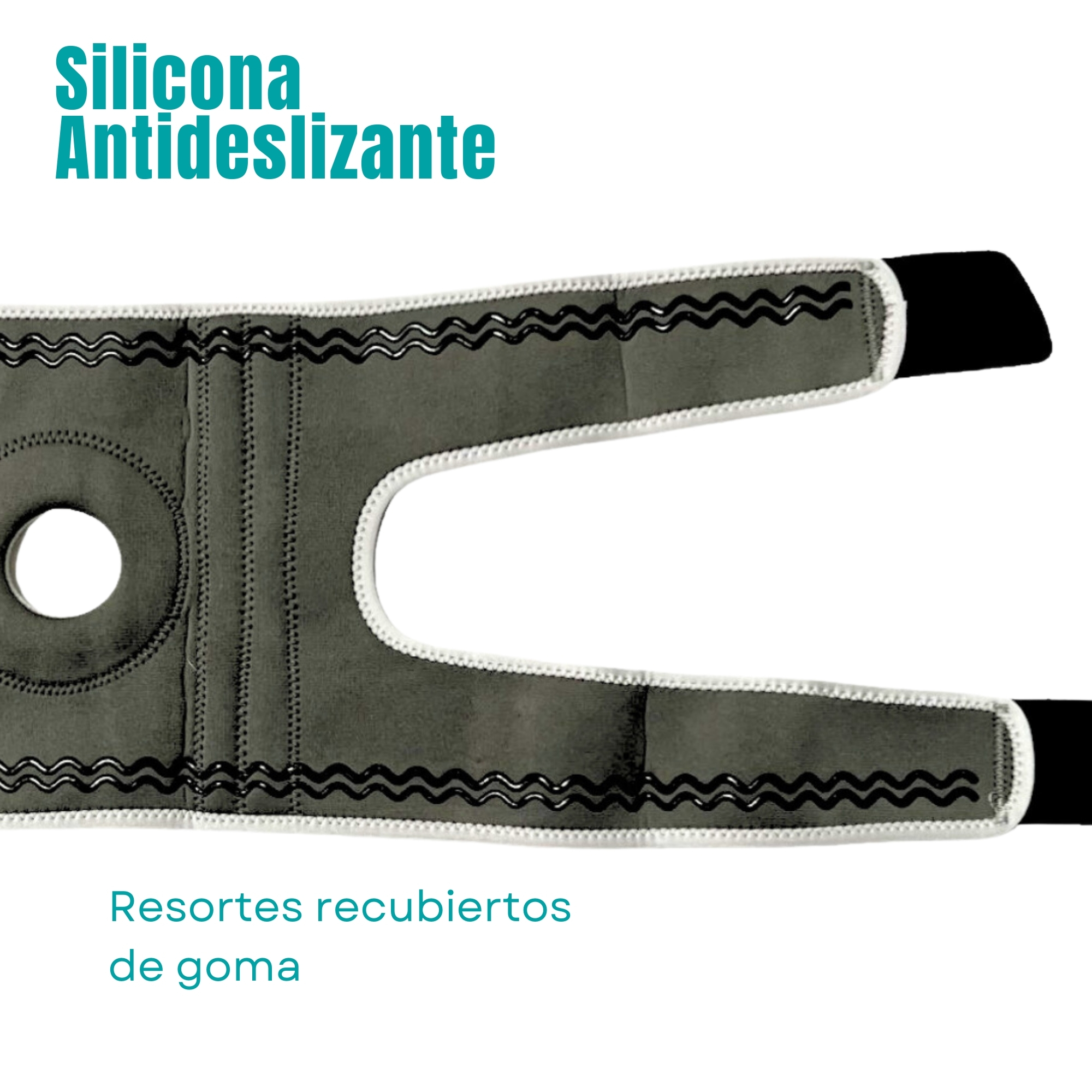 Foto 8 pulgar | Rodillera Deportiva Universal (1 Pza, Mod 7610) | Resortes De Goma Para Una Estabilidad Superior De La Rodilla (claro)