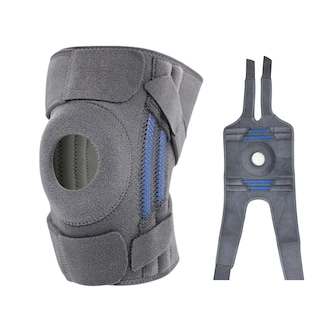 Foto 1 | Rodillera Deportiva Universal Resortes De Goma Para Una Estabilidad Superior De La Rodilla (gris)