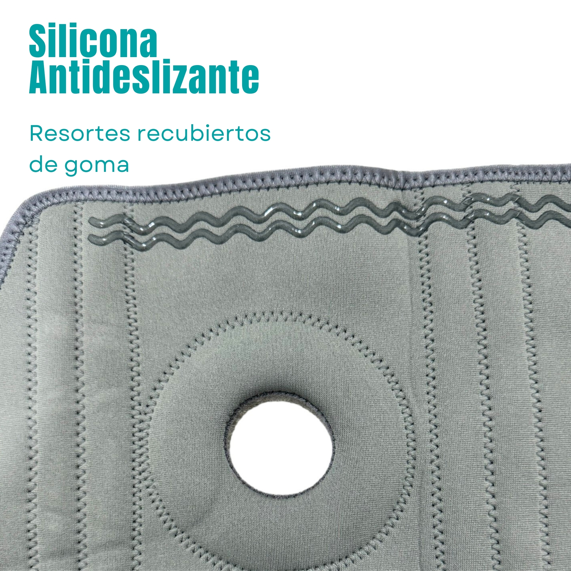 Foto 8 pulgar | Rodillera Deportiva Universal Resortes De Goma Para Una Estabilidad Superior De La Rodilla (gris)