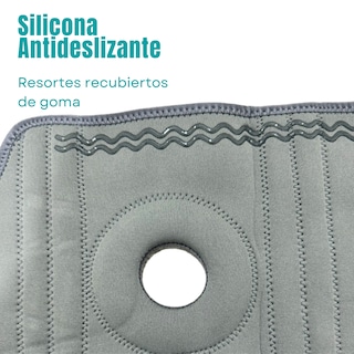 Foto 7 | Rodillera Deportiva Universal Resortes De Goma Para Una Estabilidad Superior De La Rodilla (gris)