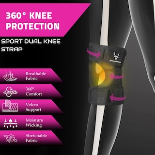 Foto 4 | Correa De Rodilla Springbok Con Doble Estabilizador Y Seguimiento Rotuliano - Venta Internacional.