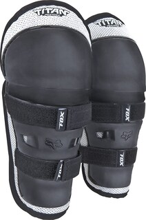 Foto 1 | Protector De Rodillera Fox Racing Kids Titan Negro/plateado - Venta Internacional.