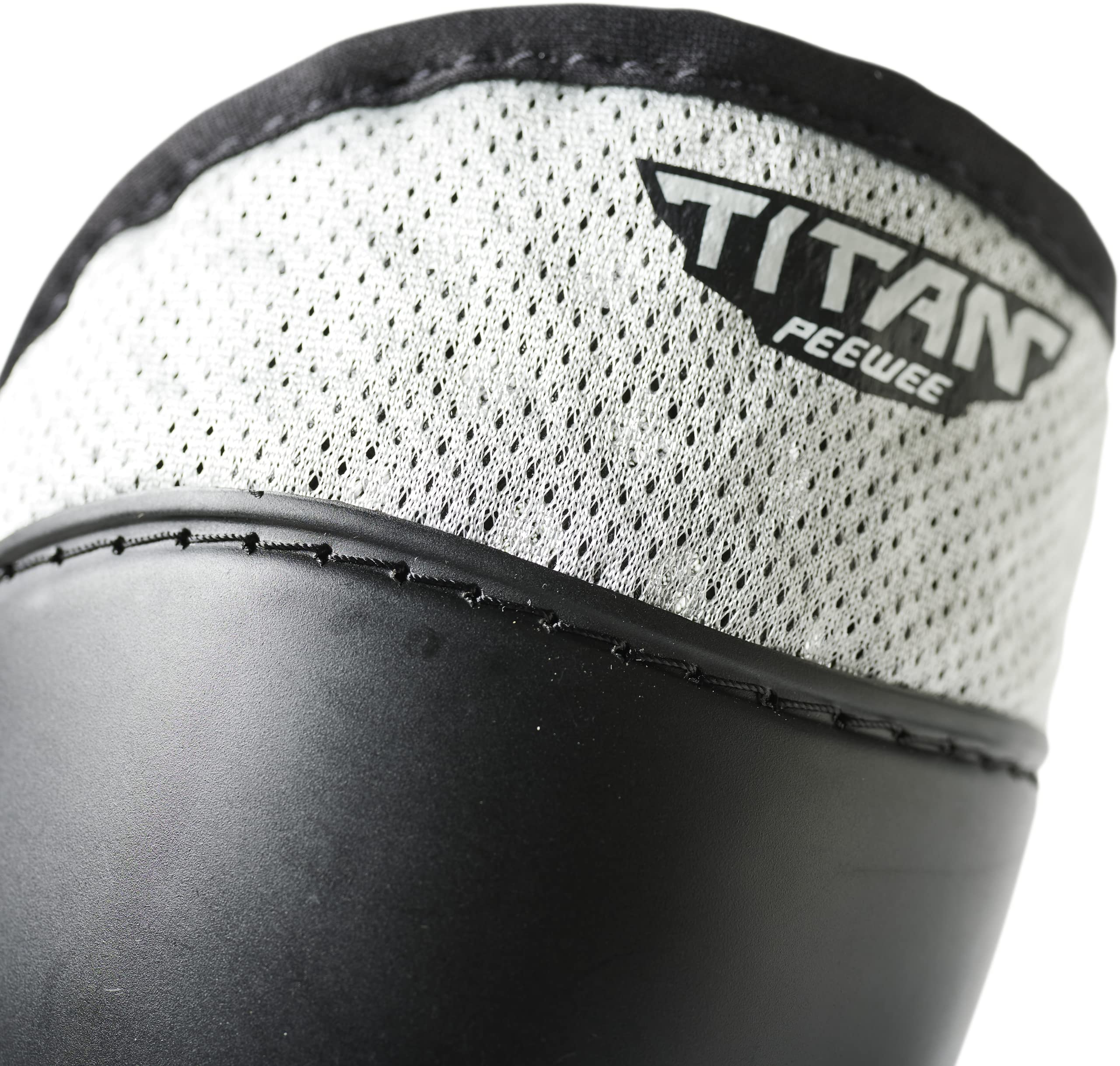 Foto 4 pulgar | Protector De Rodillera Fox Racing Kids Titan Negro/plateado - Venta Internacional.